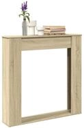 vidaXL Kaminumbauschrank Kaminumrandung Sonoma-Eiche 100x20x100 cm Holzwerkstoff
