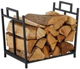 relaxdays Kaminholzregal Faltbares Kaminholzregal aus Metall, BxTxH:45x33x41 cm,