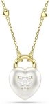 Swarovski Collier Swarovski Damen-Kette Metall 1 Swarovski-Kristall