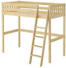 ERST-HOLZ Hochbett Oberes Bett Hochbett aus Massivem Kiefer 90 x 200 cm...