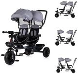 Chipolino Dreirad Geschwisterdreirad Tricycle Hip Hop, zwei Kinder, bis 40 kg,...