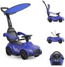 Moni Rutscher Rutschauto, Victory 2 in 1, Rutscher mit Griff Lehne Fu&szlig;st&uuml;tze