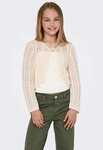 KIDS ONLY Strickjacke KOGMARINA LIFE 3/4 CROP V-NECK KNT NOOS