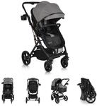 Moni Kombi-Kinderwagen Kombikinderwagen Rafaello 2in1, mbaubar, Sportsitz,