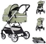 Chipolino Kombi-Kinderwagen Kombikinderwagen 2 in 1 Vista, Wickeltasche,