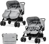 Lorelli Zwillingswagen Zwillingskinderwagen TWIN, Wickeltasche...