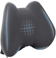 vidaXL Kopfkissen R&uuml;ckenkissen Grau Viscoschaum 40 x 32 x 14 cm, Bezug:...