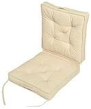 Homescapes Sitzkissen Reisekissen beige 50 x 50 cm &ndash; klappbares Sitzkissen...