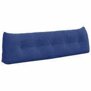 vidaXL R&uuml;ckenkissen R&uuml;ckenkissen Polizeiblau 160 x 24 x 50 cm Samt, 1-tlg.