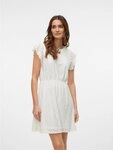 Vero Moda Minikleid VMTASSA SL FRILL SHORT DRESS JRS NOOS Materialmix, regular fit