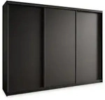 Masseno Schwebet&uuml;renschrank NISSE 250 cm Kleiderschrank 3 T&uuml;ren und 4...