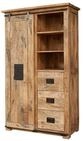 Massivmoebel24 Dreh-/Schwebet&uuml;renschrank RAILWAY (Schrank Mango 100x45x175...