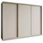 Masseno Schwebet&uuml;renschrank NISSE 270 cm Kleiderschrank 3 T&uuml;ren und 4...