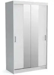 Masseno Schwebet&uuml;renschrank NICOLA 120 cm Kleiderschrank 2 T&uuml;ren
