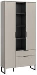 xonox.home Stauraumschrank Kaschmir Nachbildung Melamin beschichtet 192x90x37 cm