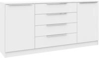 borchardt M&ouml;bel Kommode Oliva, Kommode mit Metallgriffen, Modernes Sideboard...