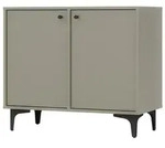 Masseno Kommode TORINO 84 cm Sideboard mit 2 T&uuml;ren Gr&uuml;n