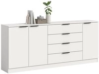 xonox.home Sideboard Kommode Kopenhagen 3, mit 4 Schubk&auml;sten, wei&szlig;, Sideboard