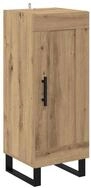 vidaXL Sideboard Sideboard Artisan-Eiche 34,5 x 34 x 90 cm Verbundholz und...