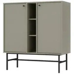Masseno Kommode TORINO 100 cm Sideboard mit 2 T&uuml;ren Gr&uuml;n gr&uuml;n 100 cm x 108...