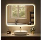 CLP Wandspiegel Jericho, Anti-Beschlag, LED-Licht, dimmbar, 3 Modi, IP44