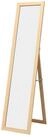COSTWAY Ganzk&ouml;rperspiegel, mit klappbarem Holzrahmen, stehend/h&auml;ngend 37x155cm