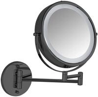 WENKO Wandspiegel Power-Loc&reg; LED Modell Lumi, Kosmetikspiegel mit Beleuchtung,