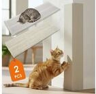 Spetebo Kratzbrett Katzen Kratzbrett mit 2 verschiedenen Seiten 80 x 27 cm,...