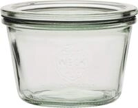 WECK Einmachglas Weck Einkochgl&auml;ser 250ml 3 Stk Rundrand Sturzform...