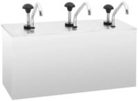 vidaXL Sauciere, Saucen-Spender Edelstahl 3 x 3,5 L