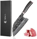 Wakoli Asiamesser EBO Damast Chinesisches Kochmesser K&uuml;chenmesser 20 cm...