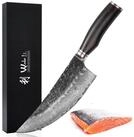 Wakoli Asiamesser EBO Damastmesser Premium Kochmesser K&uuml;chenmesser 20 cm...