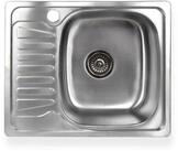 Stabilo Sanit&auml;r Edelstahlsp&uuml;le Einbausp&uuml;lbecken Chrom eckig 58 cm Edelstahl...