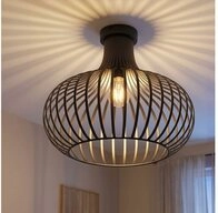 GLOBO LIGHTING LED Deckenleuchte, Leuchtmittel inklusive, Warmwei&szlig;, LED...