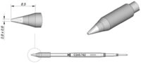 JBC Tools L&ouml;tkolben JBC Tools C245742 L&ouml;tspitze Mei&szlig;elform, gerade...