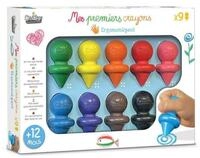 suebidou Wachsmalstift Wachsmalstifte-Set f&uuml;r Kinder ab 12m+ 'Meine ersten Stifte',