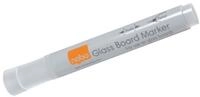 NOBO Whiteboard Marker Glastafel Marker Rundspitze VE=4 St&uuml;ck wei&szlig;