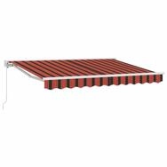 vidaXL Markise Markisenrahmen Orange und Schwarz 250 x 200 cm (1-St)
