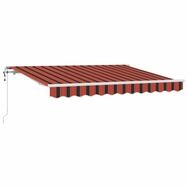 vidaXL Markise Einziehbare Markise Orange 250 x 200 cm Stoff (1-St)
