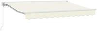 vidaXL Markise Markisenrahmen Creme 300 x 200 cm Polyester mit PU-Beschichtung...