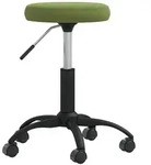 vidaXL Massageger&auml;t Massagehocker Samt Hellgr&uuml;n