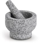 Zeller Present M&ouml;rser & St&ouml;&szlig;el-Set, Granit, grau, nat&uuml;rliches Material, 2,9...