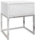 Lookway Nachttisch BLANCO GLAMOUR auf einem Gestell, Breite 45 cm