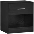 VASAGLE Nachttisch (1-St), mit Schublade, Griff, 28 x 39 x 41 cm