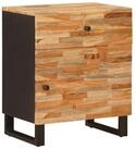 vidaXL Bett Bettkasten Braun 50 x 33 x 60 cm Massivholz (1-tlg)
