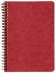 CLAIREFONTAINE Notizbuch 5x Spiralbuch Age Bag Innentaschen A5 liniert 60 Bl Rot