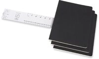 MOLESKINE Notizbuch Moleskine Cahier XL, 3er Set, Punktraster, Kartoneinband,...