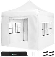 VONROC Pavillon wasserdicht stabil - Partyzelt EasyUp System - Faltpavillon,...