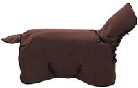 vidaXL Tierdecke Pferdedecke Volles Dunkelbraun 75 cm Polyester