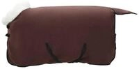 vidaXL Tierdecke Pferdedecke Volles Dunkelbraun 85 cm Polarfleece